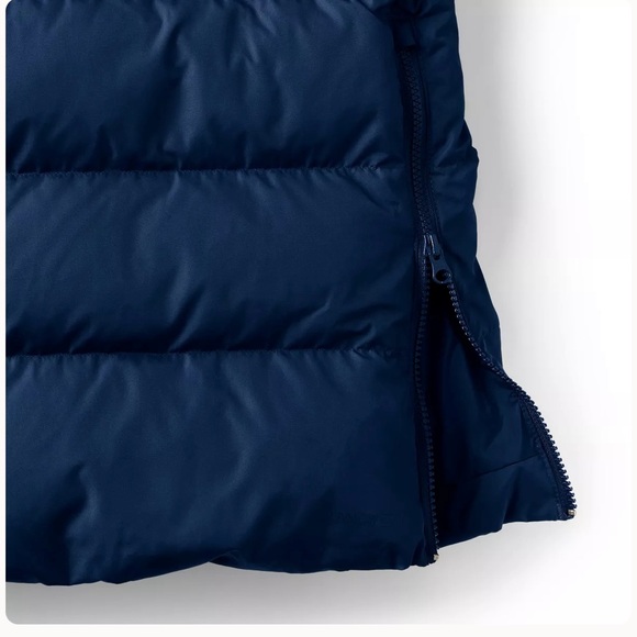 Lands’ End NWT Women’s Max 600 Down Long Maxi Coat in Navy - Picture 6 of 6